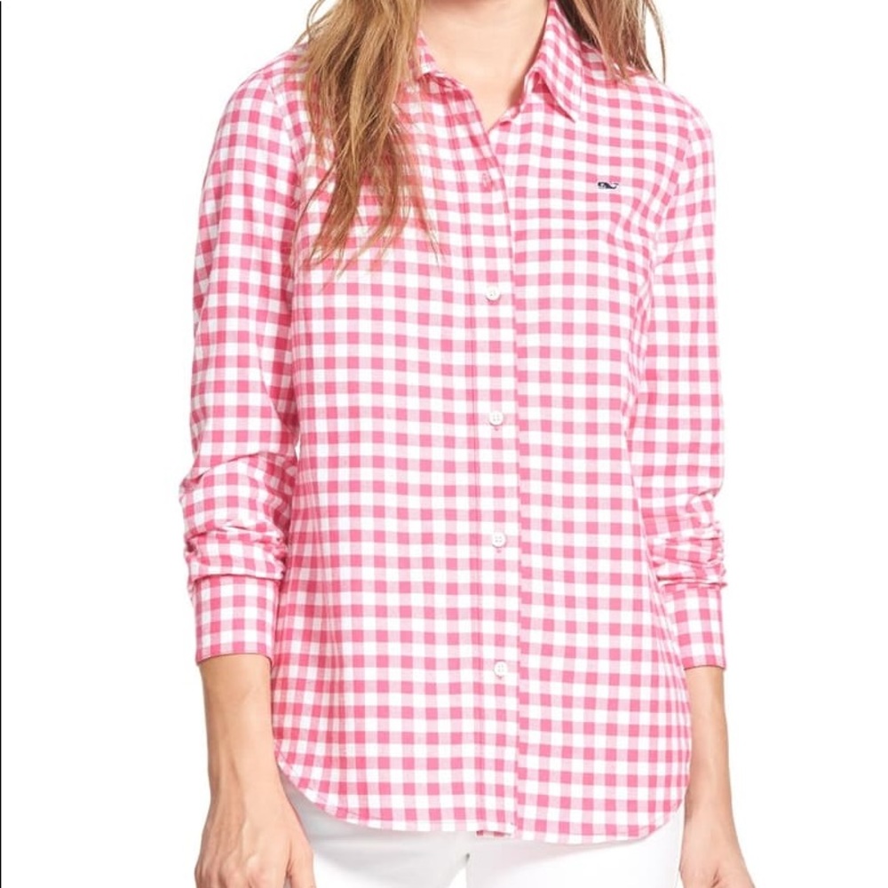 Vineyard Vines | Gingham Flannel Top